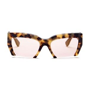 COPY - Miu Miu Rasior + Tortoise Half Rim Sunglasses